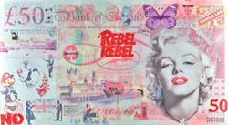 Rebel Rebel by Diederik Van Apple - Mixed Media on Aluminium sized 69x37 inches. Available from Whitewall Galleries